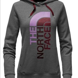 Women’s grey North Face sweatshirt/hoodie